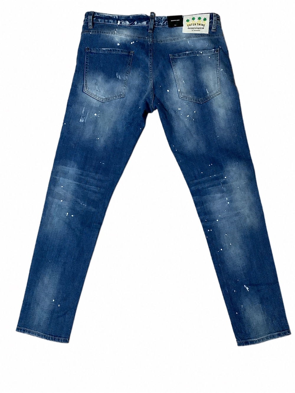 DSQUARED2 Women's Distressed Blue Skinny Jeans NWT - Picture 3 of 7